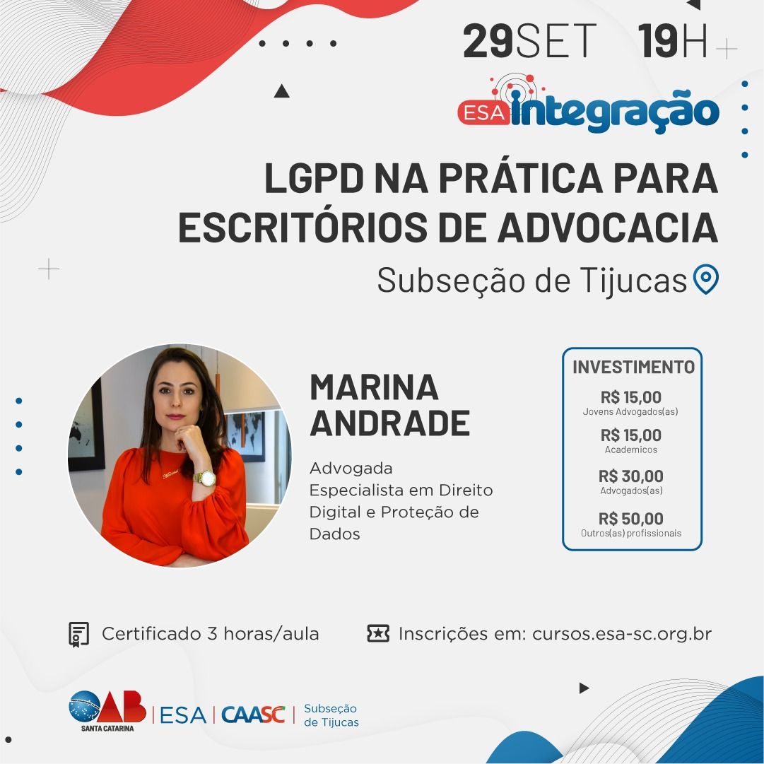 LGPD NA PRÁTICA PARA ESCRITÓRIOS DE ADVOCACIA LGPD NA PRÁTICA PARA ESCRITÓRIOS DE ADVOCACIA