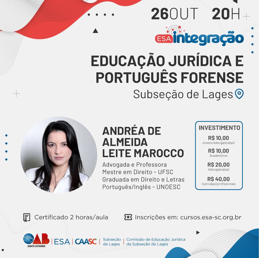 EDUCAÇÃO JURÍDICA E PORTUGUÊS FORENSE EDUCAÇÃO JURÍDICA E PORTUGUÊS FORENSE